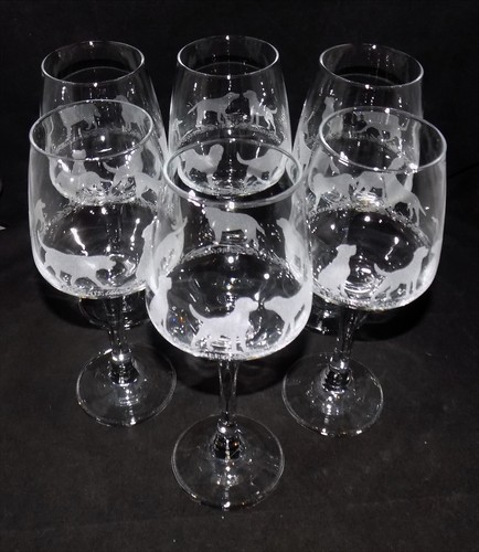 Small engraved labrador wine - small,