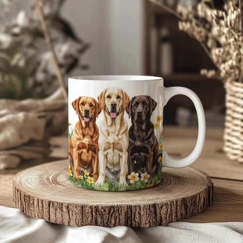 Labrador ceramic 11oz mug - labrador,