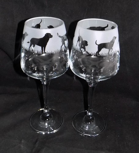 New labrador hand etched - new, 'labrador'