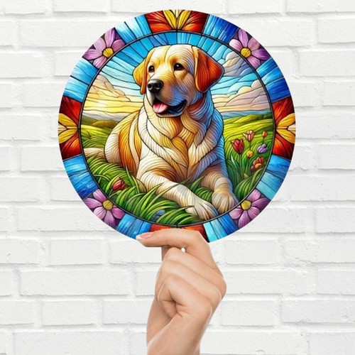 Golden labrador dog suncatcher - labrador,