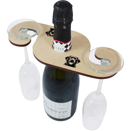 Smiling labrador dog wine - labrador,