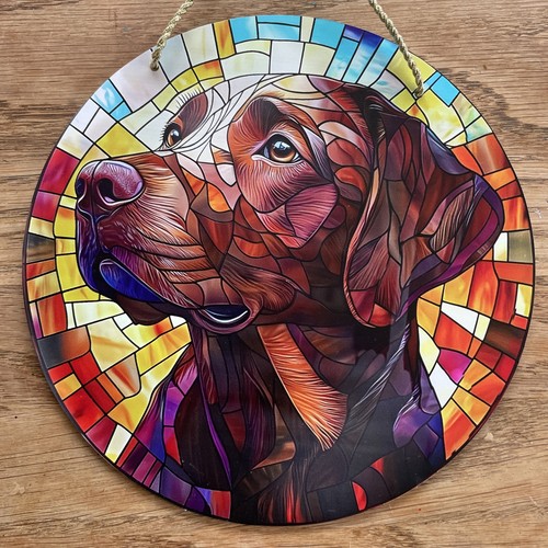 Suncatcher chocolate labrador - chocolate,