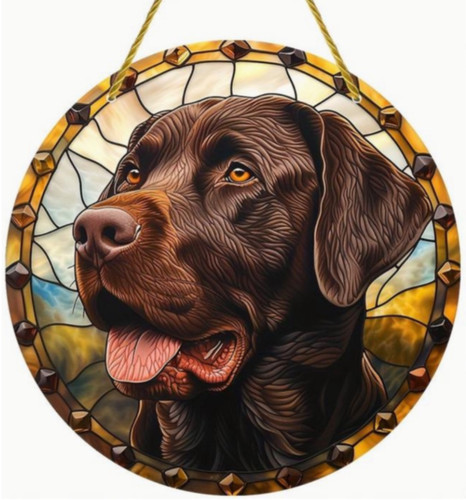 Labrador dog suncatcher - labrador,