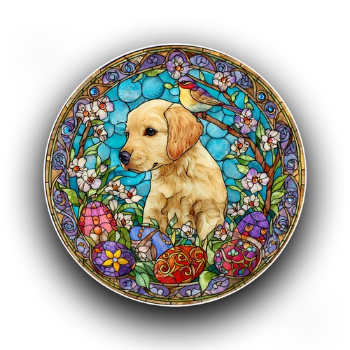 Labrador retriever dog easter - labrador,