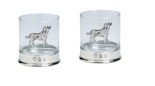 Whisky glass horse hare dog - horse,,