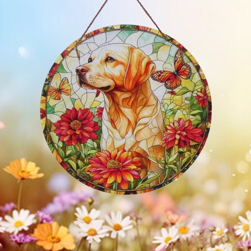 Golden labrador dog - golden,