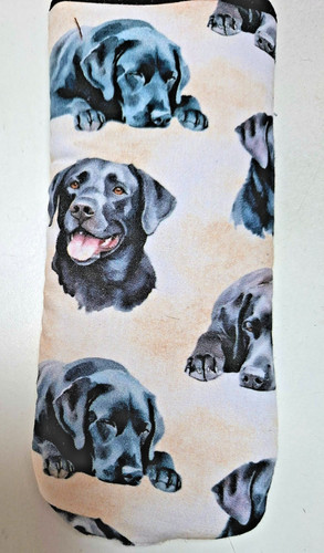 Black labradors glasses case - labradors,