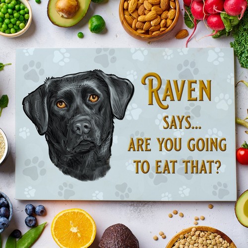 Personalised labrador chopping - labrador,