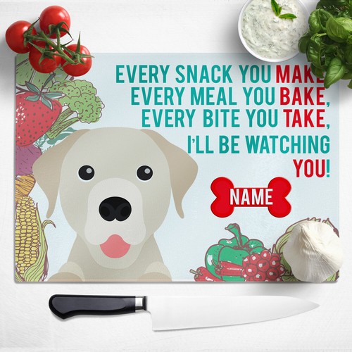 Personalised chopping board - personalised,