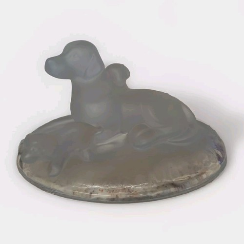 Frosted glass labrador - frosted,