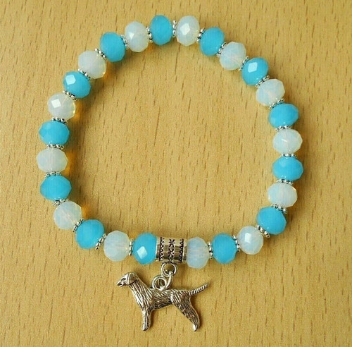 Labrador dog glass - labrador, beaded