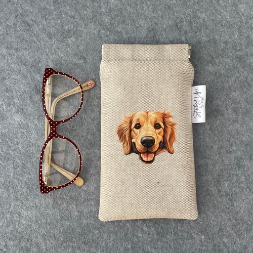 Dog glasses case handmade in - glasses,